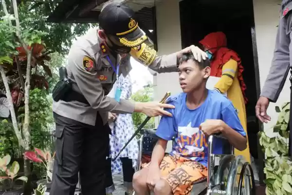 Peduli Kapolres Lhokseumawe pada Penyandang disabilitas