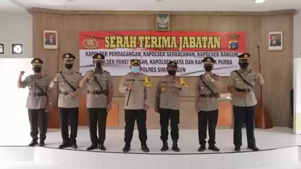 Jabatan 6 Kapolsek Jajaran Polres Simalungun Diserahterimakan, Ini Daftarnya