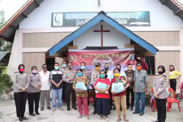  Polres Serdang Bedagai Bakti Sosial ke Sejumlah Tempat Ibadah