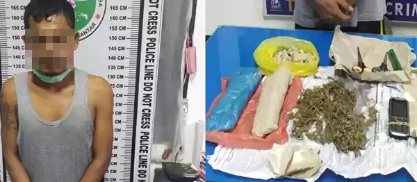 Grebek Rumah Pengedar Narkoba di Siantar, Polisi Sita 280 Gram Ganja