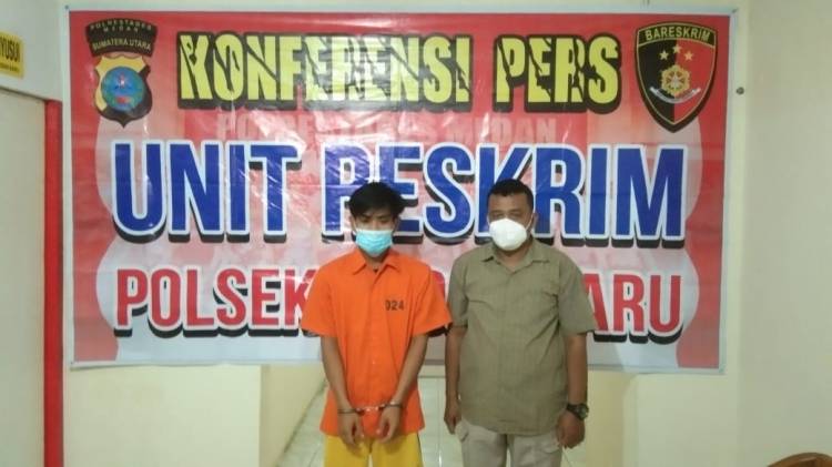 Simpan Sabu di Kantong, Polsek Medan Baru Tangkap Pria Berinisial "AW"
