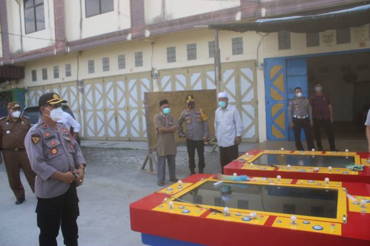Judi Tembak Ikan Desa Pon Digrebek Polisi, 2 Penjaga Diamankan