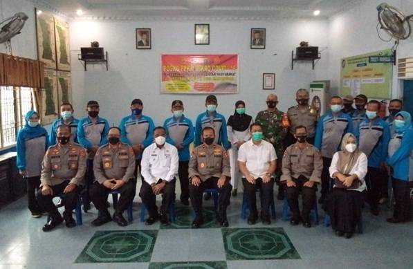 Camat Labuhan Deli dan Kepala Desa Manunggal Terima Kunjungan Tim Mabes Polri