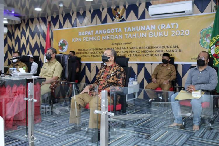 Wali Kota Medan Buka RAT KPN Pemko Medan, Pendapatan Diharapkan Akan Meningkat