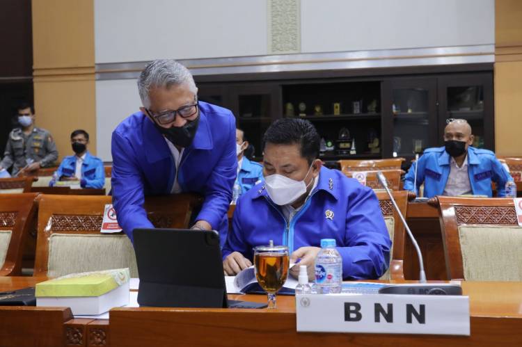 Komisi III DPR RI Dukung Penguatan Program dan Anggaran BNN RI T.A 2022