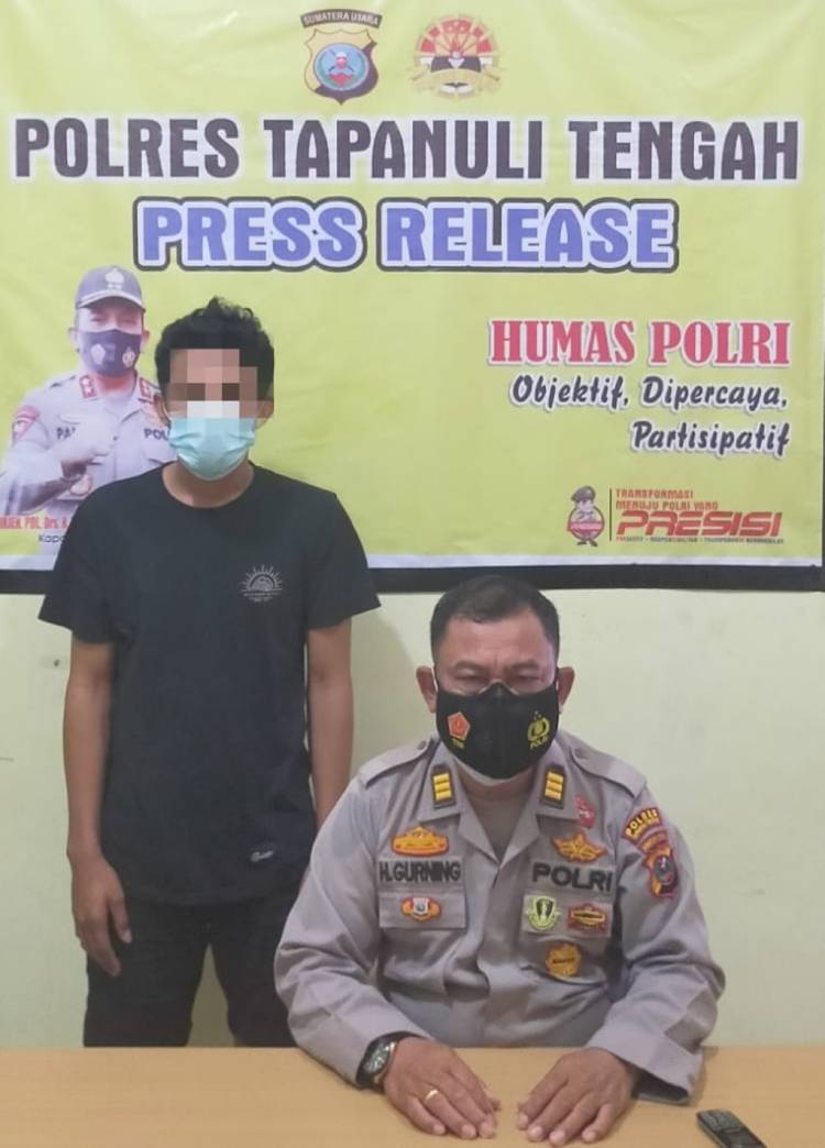 Polres Tapteng Tangkap Pelaku Pembakaran Mobil Anggota DPRD
