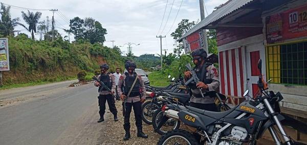 Berikan Rasa Aman Kepada Masyarakat, Batalyon C Pelopor Brimob Sumut Laksanakan Patroli Dialogis