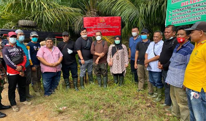 Tim Jaksa Penyidik Pidsus Kejati Sumut Sita Lahan PT PSU