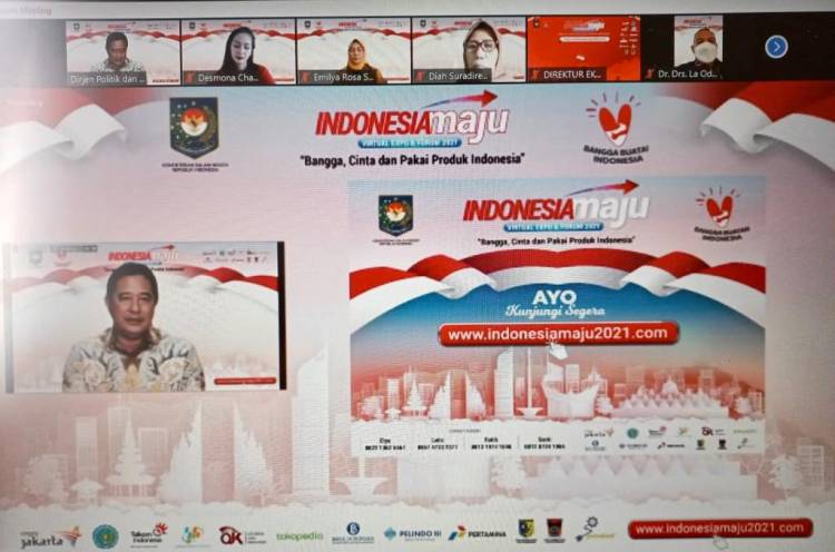 Dirjen Pol & PUM Buka Acara &ldquo;Indonesia Maju Virtual Expo dan Forum 2021