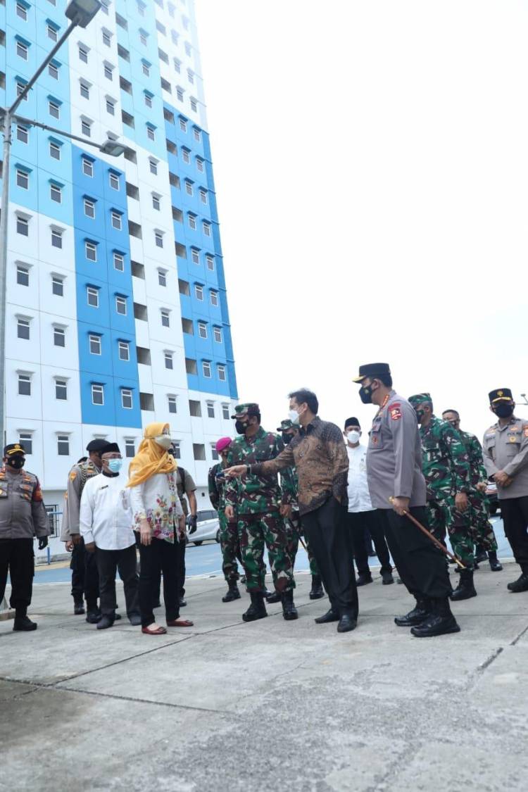 Isolasi Terpusat OTG Nagrak dan 4 Posko PPKM Mikro di Sidak Panglima TNI