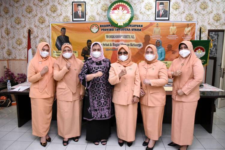 Workshop Virtual DWP Sumut, Nawal Ungkap Rahasia Sehat dan Bugar Setiap Hari