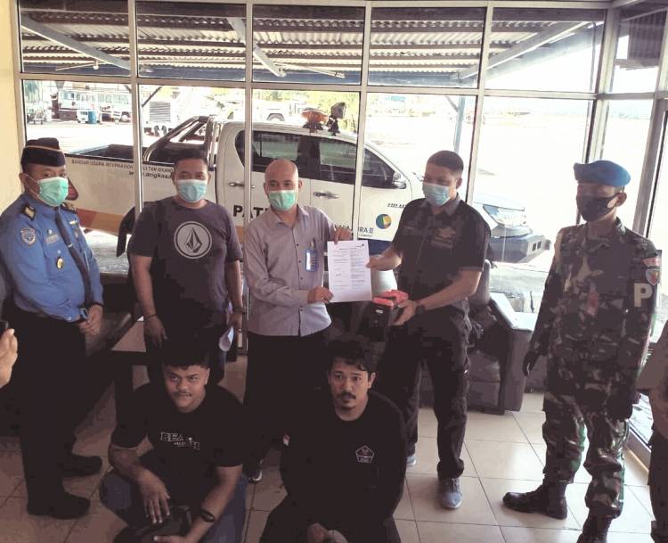 Kembali Personel Gabungan Pengamanan Bandara Internasional SIM Menggagalkan Upaya Penyeludupan  Sabu
