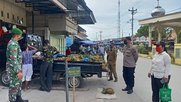 Tim Patroli Gabungan Polres Sergai Himbau Masyarakat Tetap Patuhi Prokes