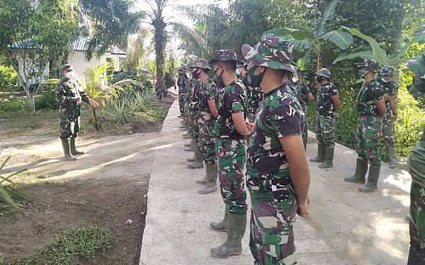 Pelihara Terus Kemanunggalan TNI-Rakyat di Lokasi TMMD Kodim 0204/DS