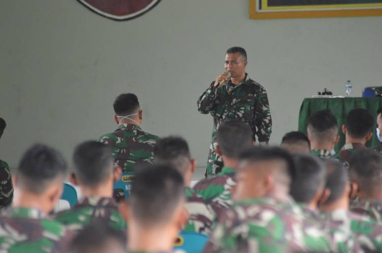 Pembekalan Materi Hukum Batalyon Arhanud 11/WBY oleh Perwira Hukum Kumdam I/BB
