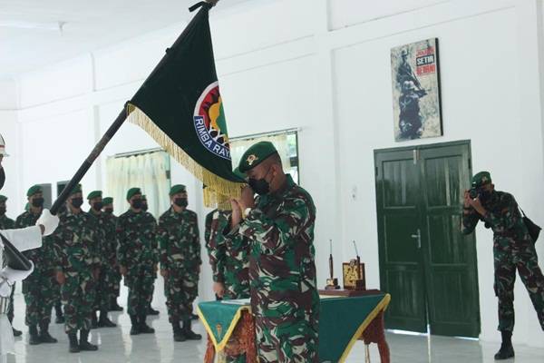Letkol Inf Budianto Hamdani Resmi Jabat Danyon 125 Si'mbisa