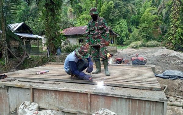TMMD ke-111 Kodim 0204/DS, Progres Pengerjaan Rigid Beton Jalan Sesuai Harapan