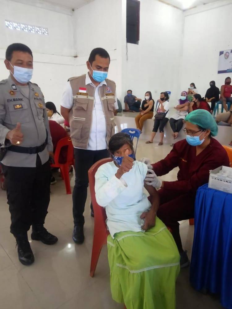Peringati Hut Deli Serdang, Kecamatan Sibolangit Gelar Vaksinasi