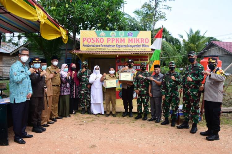 Pangdam I/ BB Seluruh Personill Posko PPKM Agar Peka Dalam Merespon Situasi Penyebaran Covid - 19