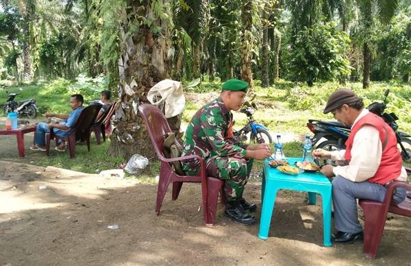 Binter Saat Ishoma, Kerja Cerdas Satgas TMMD Ke-111 Kodim 0204/DS