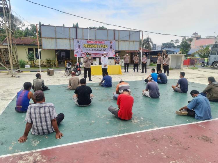 Laksanakan Jukrah Kapoldasu Polres Simalungun Gelar Operasi Anti Premanisme dan Pungli di Simalungun