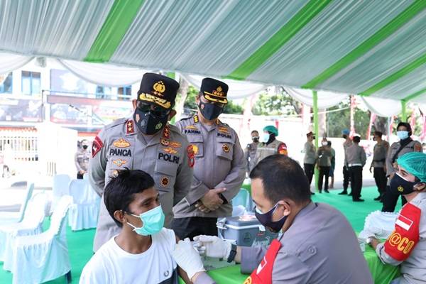 Sambut Hari Bhayangkara, Polda Sumut Telah Vaksinasi 72.506 Orang