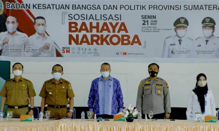 Kesbangpol Propinsi Sumatera Utara Berikan Penyuluhan Tentang Bahaya Narkoba
