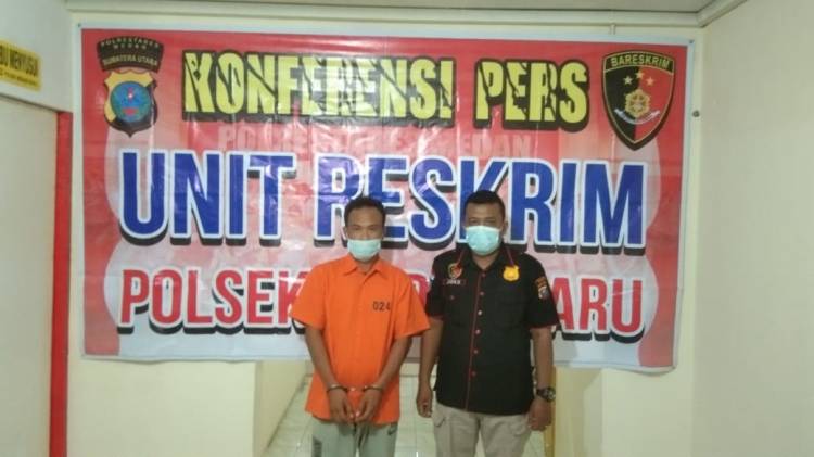 Gara-Gara Barang Haram, Pria Z.A Diringkus Tekab Polsek Medan Baru