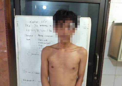 Kualat! Jambret Handphone Pelajar yang Lagi Belajar, Pemuda Ini Bonyok Dihajar Warga