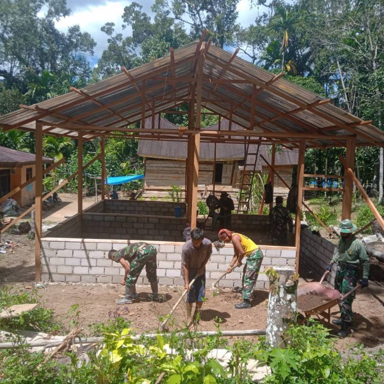 Tahap Pemalasteran Rumah Bapak Jefri Caniago Pun Tiba