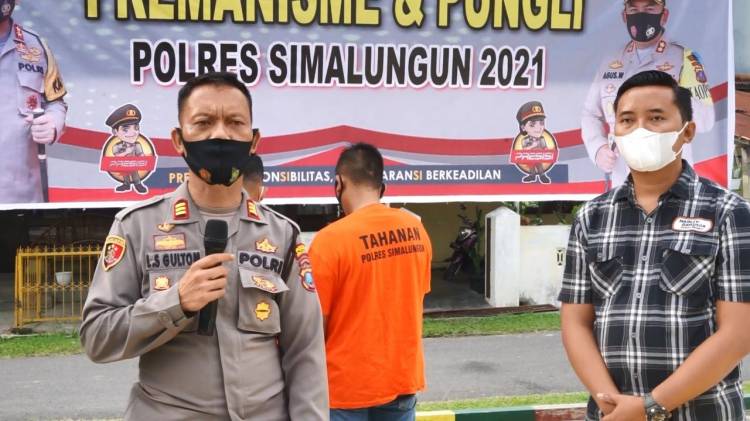 Laksanakan Operasi Anti Premanisme Polsek Bangun Berhasil Mengamankan Dua Pria Asal Siantar Ngaku Pihak Lessing