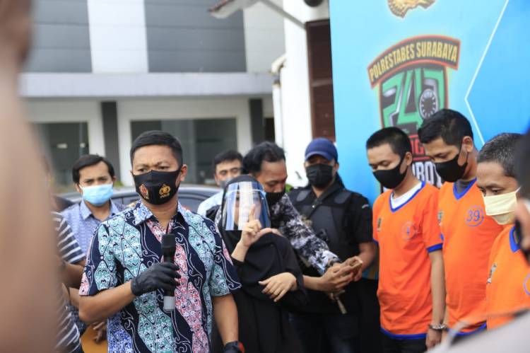 20,5 Kg Sabu Siap Edar Berhasil Diamankan Satresnarkoba Polrestabes Surabaya