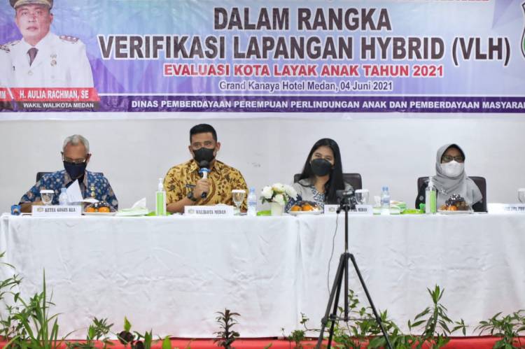 Wali Kota Medan Berharap Medan Dapat  Menjadi Kota Layak Anak tahun 2021
