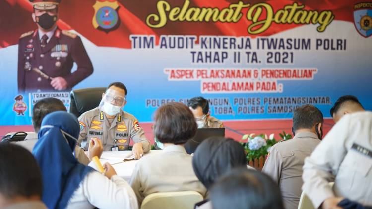 Kapolres Simalungun Ikuti Audit Kinerja Itwasum Polri Tahap II