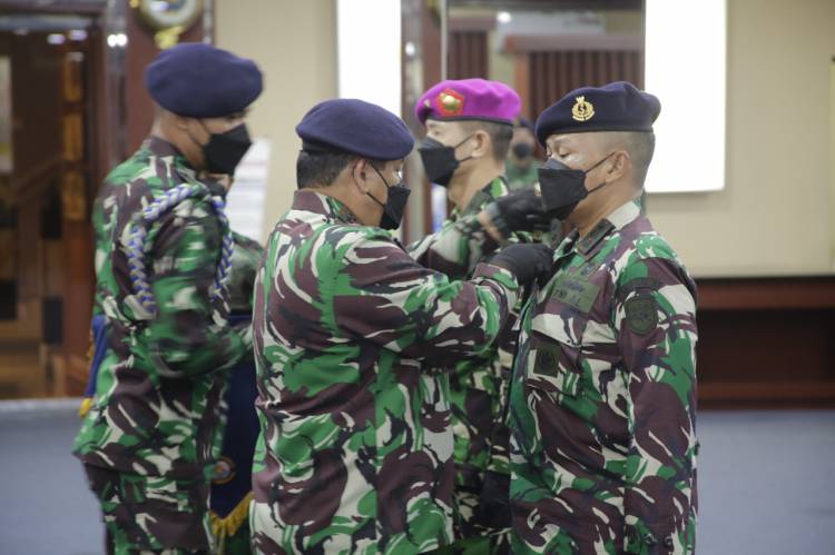 Danlantamal I Belawan Resmi Dijabat Oleh Kolonel ( P ) Achmad Wibisono