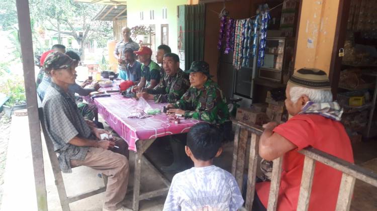 Satgas TMMDN Kodim 0306/50 Kota Ingatkan Warga Akan Prokes