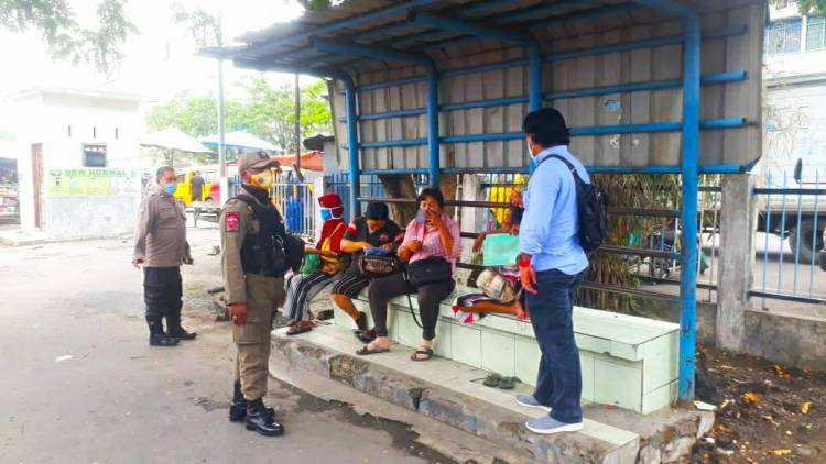 Pemko Medan Lakukan Patroli Prokes dan Pengawasan PPKM Mikro di Pasar Bengkok