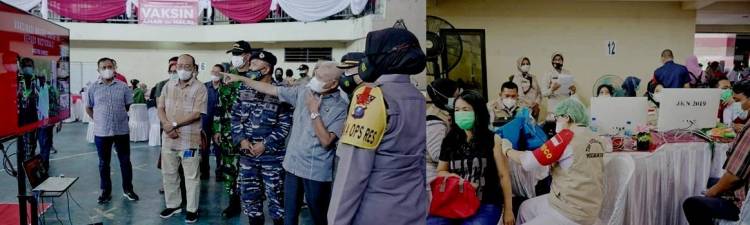 Ribuan Warga Asahan Ikuti Vaksinasi Massal