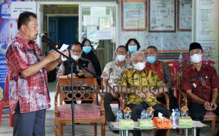 Peringati Harganas Bupati Asahan Tinjau Kegiatan Pelayanan KB.