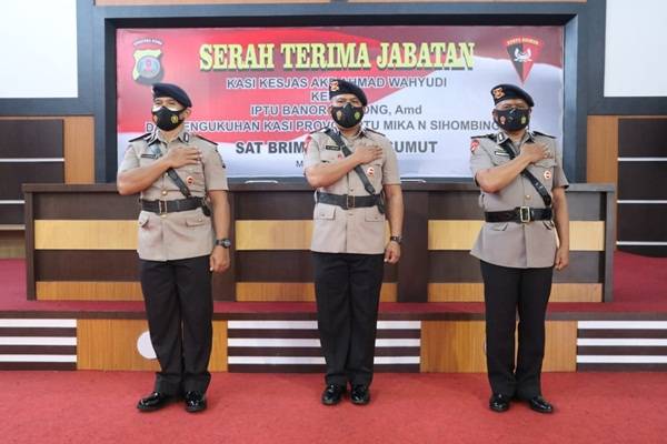 Ini Pesan Dansat Brimob Polda Sumut Kepada Pejabat yang Baru Dikukuhkan