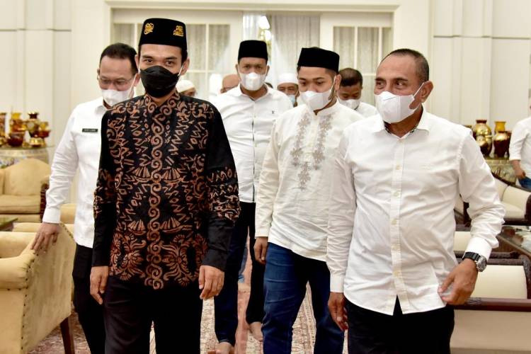 Bahas Kerukunan dengan Edy Rahmayadi, UAS Sebut Sumut Contoh Membangun Kebhinekaan