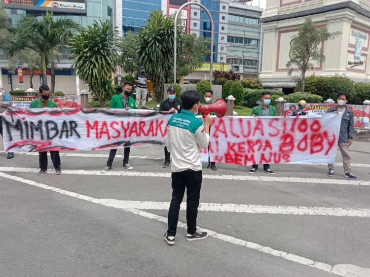 Demo 100 Hari Kerja Bobby Nasution, BEM Nusantara Tuntut 3 Pembenahan
