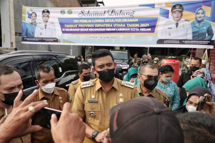 Ikuti Lomba Kelurahan Terbaik, Wali Kota Medan berharap Kelurahan Besar Meraih Juara Terbaik