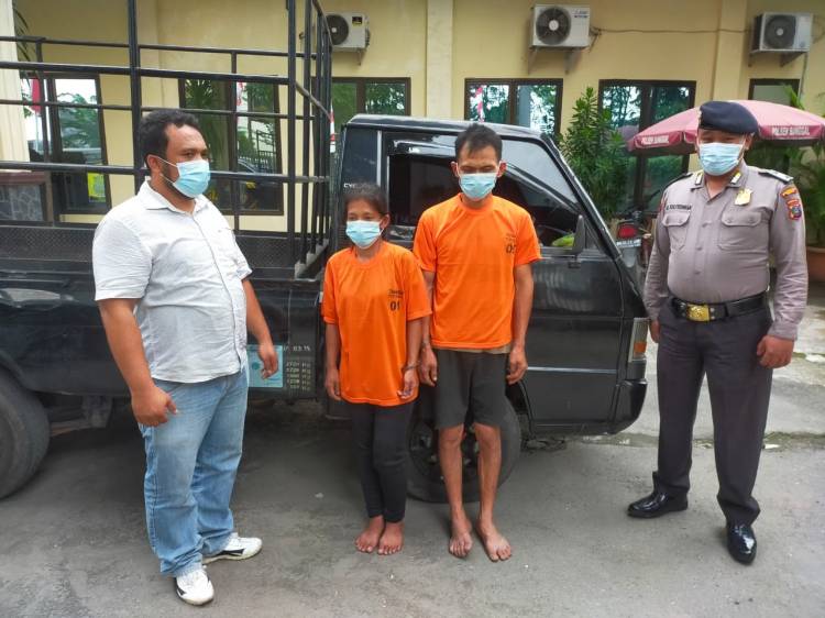Apa Alasannya,   Pasutri ditangkap Tekab Polsek Sunggal