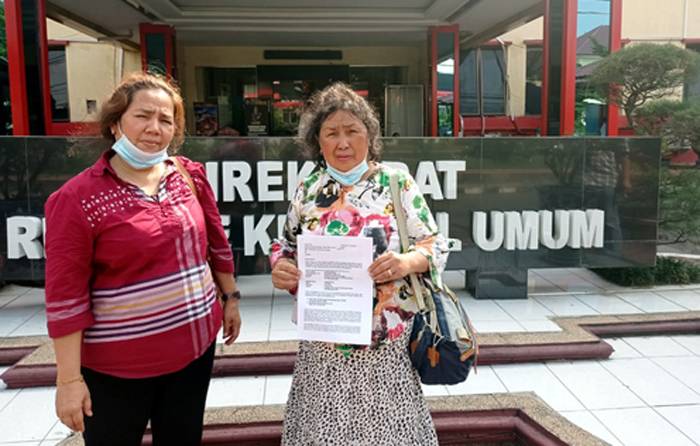 Elisabeth dan Ibunya Melapor Ke Dirkrimum Polda Sumut