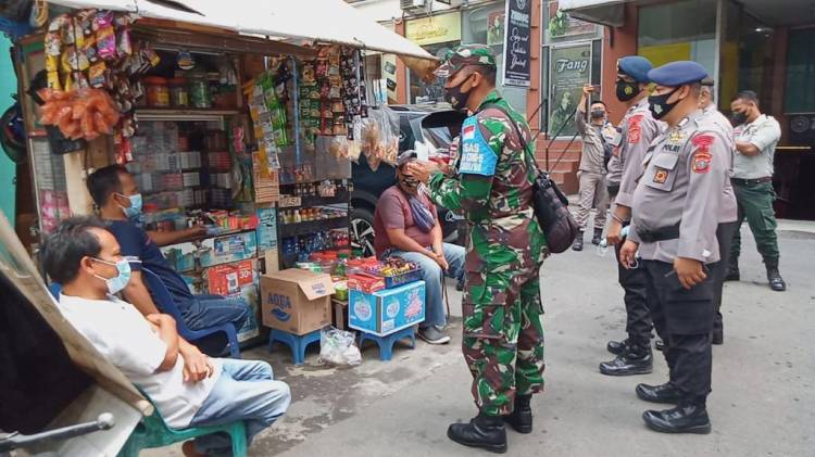 Melalui Ops Yustisi, Brimob Polda Sumut Sampaikan Imbauan Prokes Kepada Masyarakat