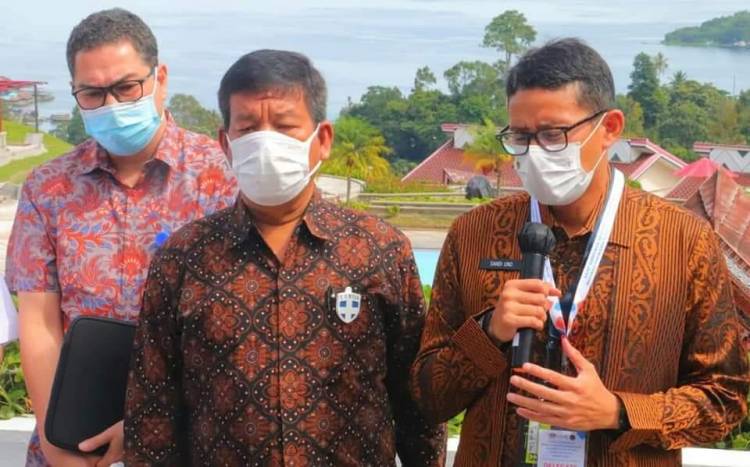 Bupati Simalungun Hadiri Rapat Koordinasi, Kemenparekraf Percepat Pemulihan IndustriI Parawisata Danau Toba
