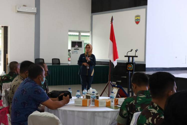 Prajurit dan PNS Korem 023/KS Terimah Sosialisasi Program Asabri