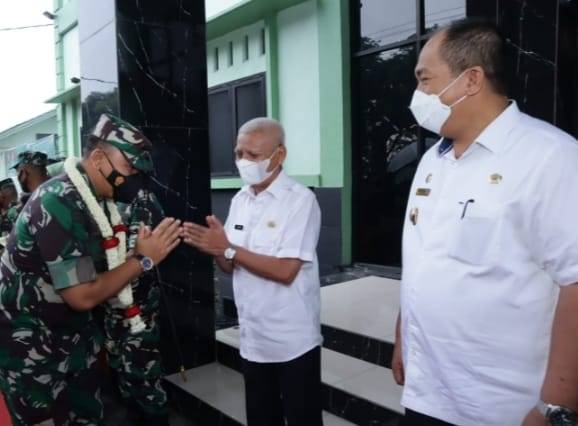 Bupati Asahan Sambut Kunker Danrem 022 /Pantai Timur.