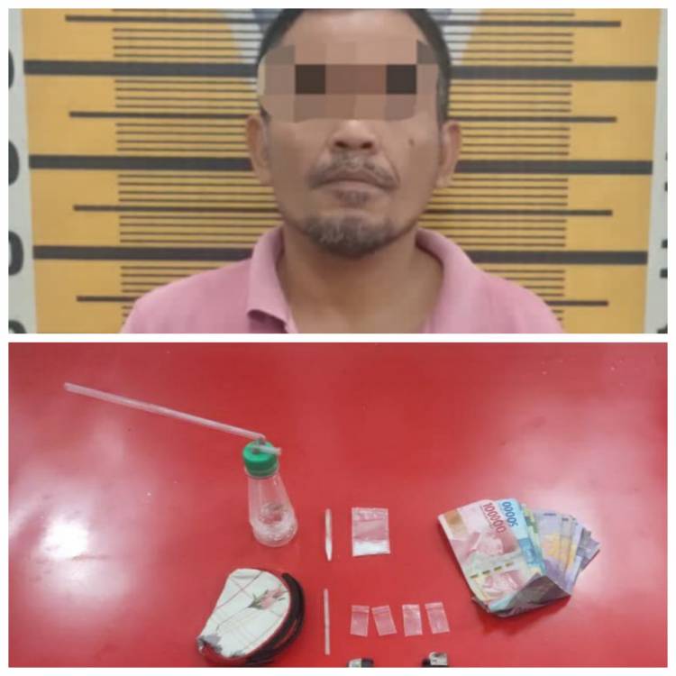 Simpan 0,79 Gram Shabu Di Belakang Kulkas, Ewok Di Simpan Polisi dalam Sel